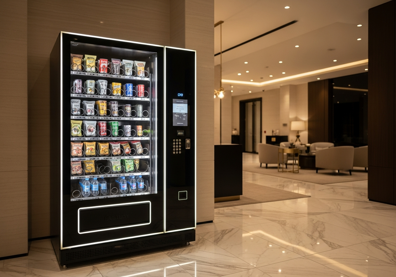 Amencier Smart Vending Machine in Luxury Lobby